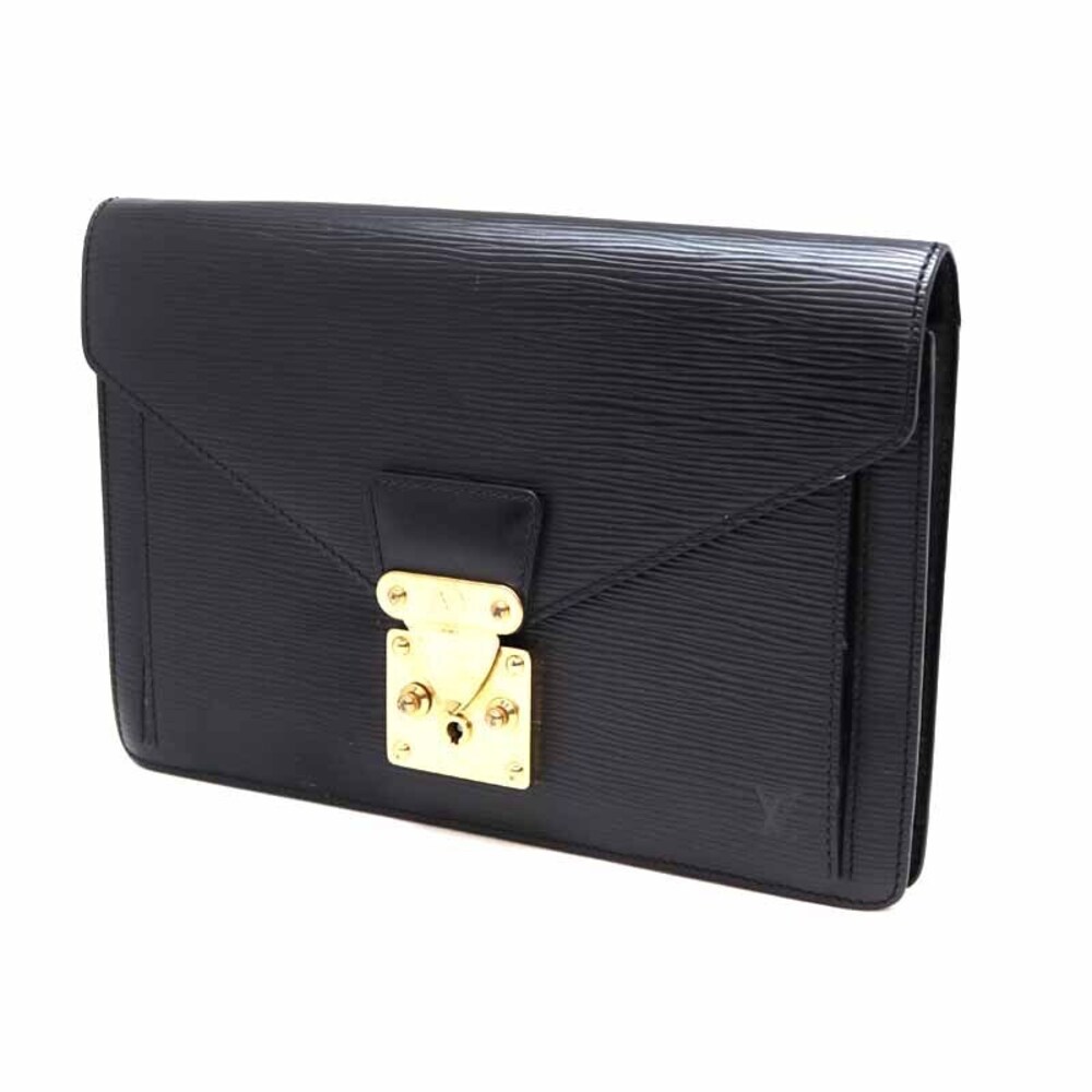Louis Vuitton Dragonne Shoulder Bag Epi Leather Noir Black